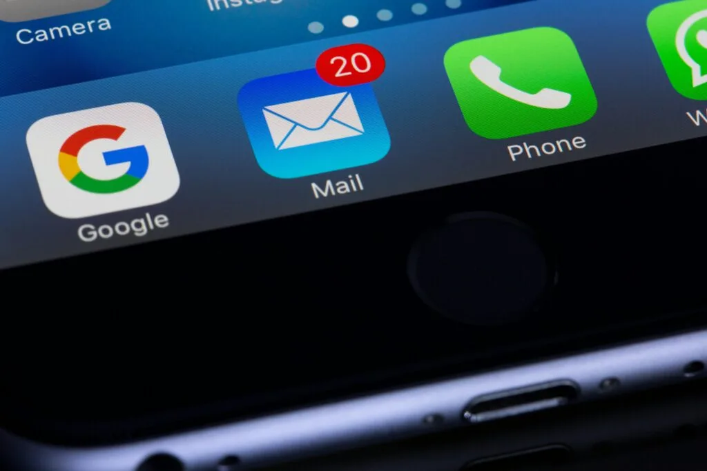 Mail notifications on the phone